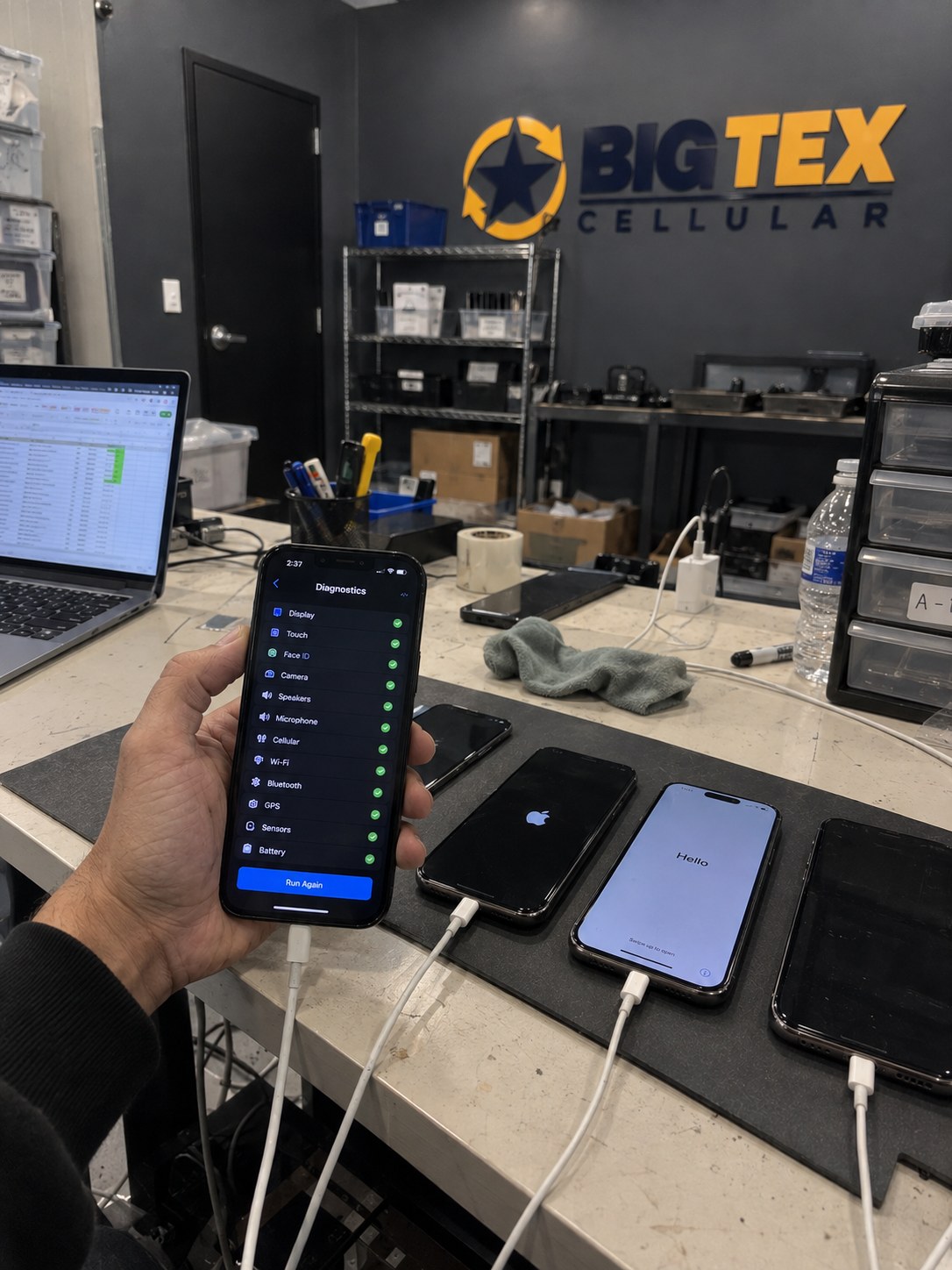Inside the Big Tex Cellular operation &mdash; device testing and graded inventory